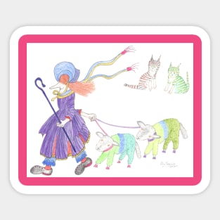 MadCatWoman Does Little Bo Peep Sticker